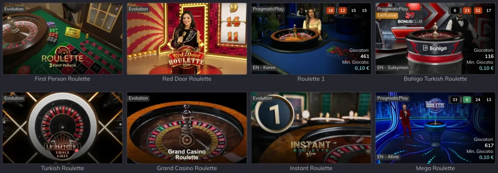 Immersive Roulette Live Studio mit Nahaufnahme des Roulettekessels und eleganter Präsentation.